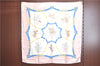 Auth HERMES Carre 90 Scarf "Ecole Francaise d'Equitation" Silk Light Pink J0602