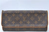 Authentic Louis Vuitton Monogram Pochette Twin GM Shoulder Bag M51852 LV J0603