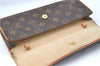 Authentic Louis Vuitton Monogram Pochette Twin GM Shoulder Bag M51852 LV J0603