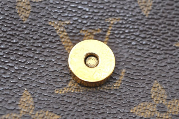 Authentic Louis Vuitton Monogram Pochette Twin GM Shoulder Bag M51852 LV J0603