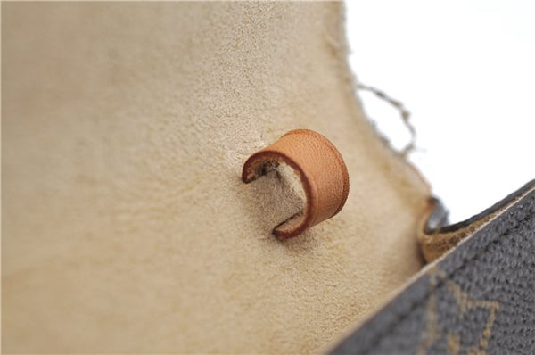 Authentic Louis Vuitton Monogram Pochette Twin GM Shoulder Bag M51852 LV J0603