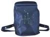 Auth HERMES Sherpa Backpack to the Stars Exhibition 1999 Limited Navy Blue J0604