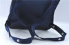 Auth HERMES Sherpa Backpack to the Stars Exhibition 1999 Limited Navy Blue J0604