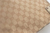 Authentic GUCCI Shoulder Tote Bag GG Canvas Leather 124260 Beige J0607