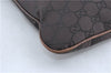 Auth GUCCI Shoulder Cross Body Bag Purse GG Nylon Leather 257246 Brown  J0611