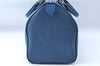 Authentic Louis Vuitton Epi Speedy 30 Hand Boston Bag Blue M43005 LV J0614