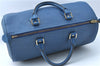 Authentic Louis Vuitton Epi Speedy 30 Hand Boston Bag Blue M43005 LV J0614