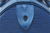 Authentic Louis Vuitton Epi Speedy 30 Hand Boston Bag Blue M43005 LV J0614
