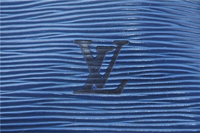 Authentic Louis Vuitton Epi Speedy 30 Hand Boston Bag Blue M43005 LV J0614