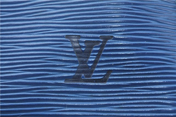Authentic Louis Vuitton Epi Speedy 30 Hand Boston Bag Blue M43005 LV J0614