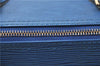 Authentic Louis Vuitton Epi Speedy 30 Hand Boston Bag Blue M43005 LV J0614