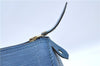 Authentic Louis Vuitton Epi Speedy 30 Hand Boston Bag Blue M43005 LV J0614