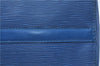 Authentic Louis Vuitton Epi Speedy 30 Hand Boston Bag Blue M43005 LV J0614