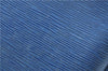 Authentic Louis Vuitton Epi Speedy 30 Hand Boston Bag Blue M43005 LV J0614
