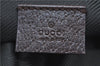 Authentic GUCCI Pouch Purse GG Canvas Leather 29595 Brown J0616