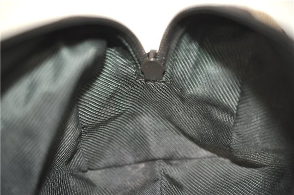 Authentic GUCCI Pouch Purse GG Canvas Leather 29595 Brown J0616