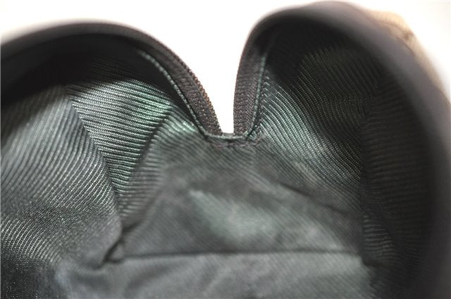 Authentic GUCCI Pouch Purse GG Canvas Leather 29595 Brown J0616