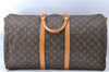 Auth Louis Vuitton Monogram Keepall Bandouliere 55 Boston Bag M41414 LV J0617