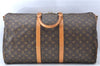 Auth Louis Vuitton Monogram Keepall Bandouliere 55 Boston Bag M41414 LV J0617