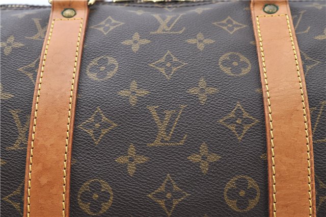 Auth Louis Vuitton Monogram Keepall Bandouliere 55 Boston Bag M41414 LV J0617