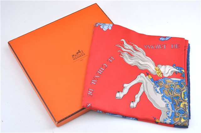 Authentic HERMES Carre 90 Scarf 