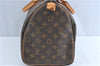 Authentic Louis Vuitton Monogram Speedy 35 Hand Boston Bag M41524 LV J0622