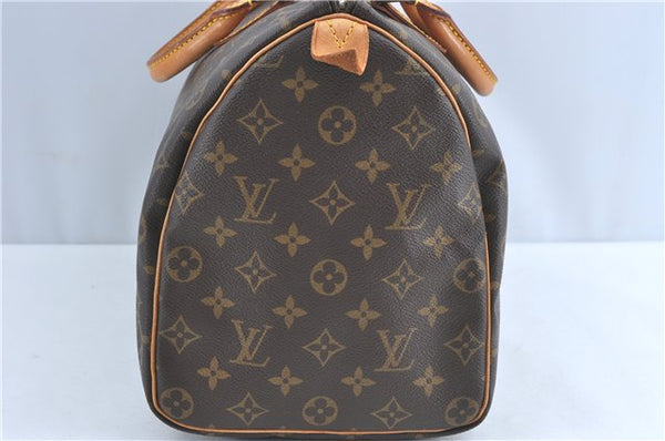 Authentic Louis Vuitton Monogram Speedy 35 Hand Boston Bag M41524 LV J0622