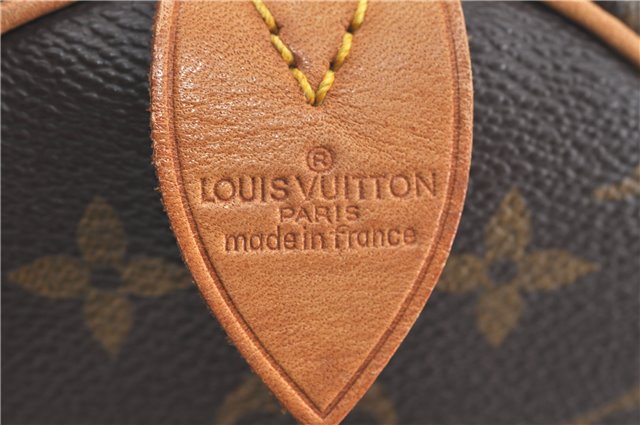 Authentic Louis Vuitton Monogram Speedy 35 Hand Boston Bag M41524 LV J0622