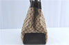 Authentic GUCCI Shoulder Tote Bag GG Canvas Leather 109141 Brown J0623