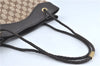 Authentic GUCCI Shoulder Tote Bag GG Canvas Leather 109141 Brown J0623