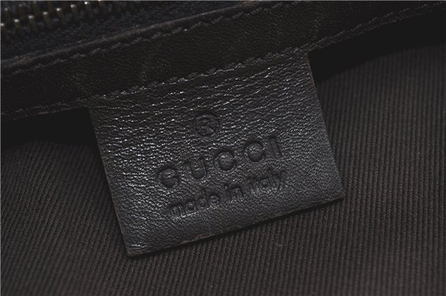 Authentic GUCCI Shoulder Tote Bag GG Canvas Leather 109141 Brown J0623