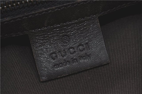 Authentic GUCCI Shoulder Tote Bag GG Canvas Leather 109141 Brown J0623
