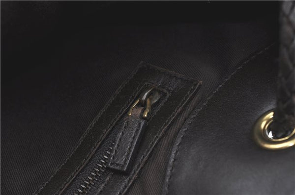 Authentic GUCCI Shoulder Tote Bag GG Canvas Leather 109141 Brown J0623