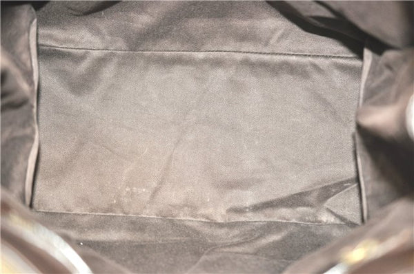 Authentic GUCCI Shoulder Tote Bag GG Canvas Leather 109141 Brown J0623