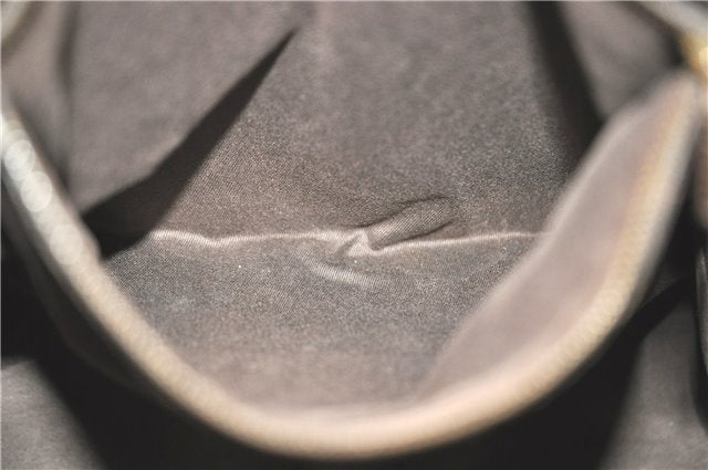 Authentic GUCCI Shoulder Tote Bag GG Canvas Leather 109141 Brown J0623