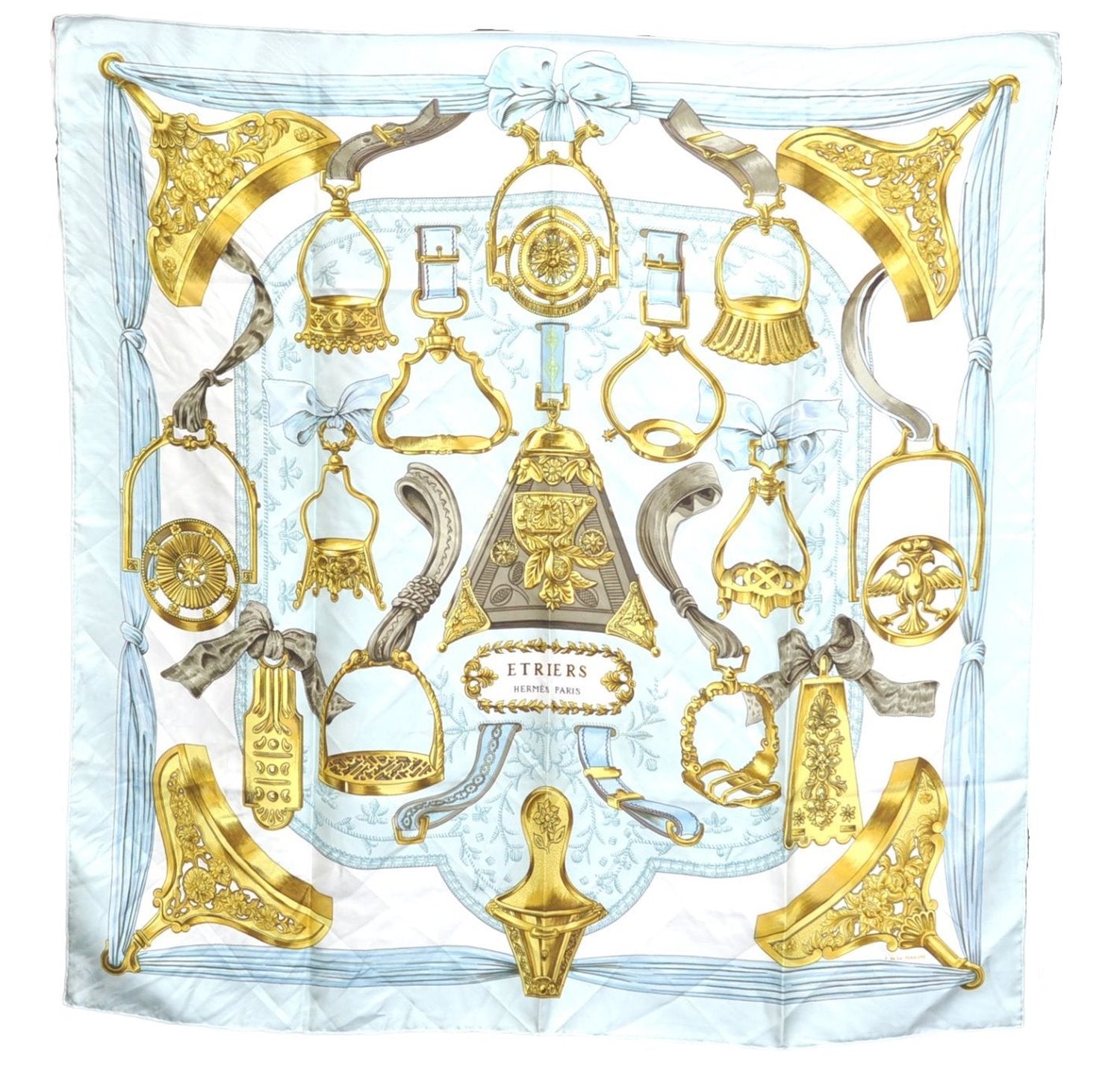 Authentic HERMES Carre 90 Scarf 