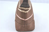 Authentic BURBERRY BLUE LABEL Shoulder Hand Bag Canvas Leather Brown J0632