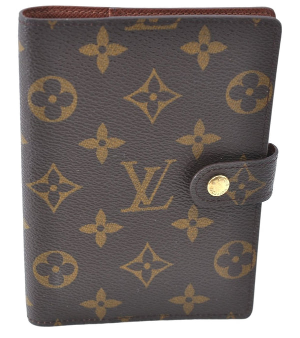 Authentic Louis Vuitton Monogram Agenda PM Day Planner Cover R20005 LV J0634