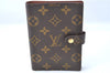 Authentic Louis Vuitton Monogram Agenda PM Day Planner Cover R20005 LV J0634