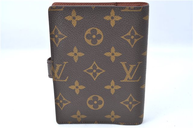 Authentic Louis Vuitton Monogram Agenda PM Day Planner Cover R20005 LV J0634