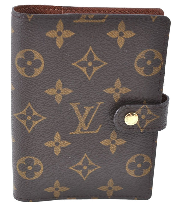 Authentic Louis Vuitton Monogram Agenda PM Day Planner Cover R20005 LV J0635