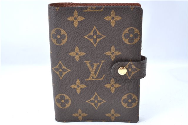 Authentic Louis Vuitton Monogram Agenda PM Day Planner Cover R20005 LV J0635