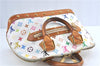 Auth Louis Vuitton Monogram Multicolor Alma PM Hand Bag White M92647 LV J0640