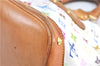 Auth Louis Vuitton Monogram Multicolor Alma PM Hand Bag White M92647 LV J0640