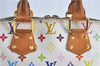 Auth Louis Vuitton Monogram Multicolor Alma PM Hand Bag White M92647 LV J0640