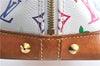 Auth Louis Vuitton Monogram Multicolor Alma PM Hand Bag White M92647 LV J0640