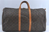 Authentic Louis Vuitton Monogram Keepall 55 Travel Boston Bag M41424 LV J0641
