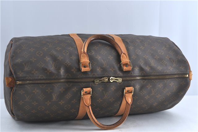 Authentic Louis Vuitton Monogram Keepall 55 Travel Boston Bag M41424 LV J0641
