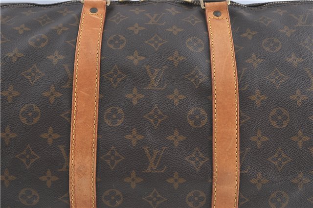 Authentic Louis Vuitton Monogram Keepall 55 Travel Boston Bag M41424 LV J0641