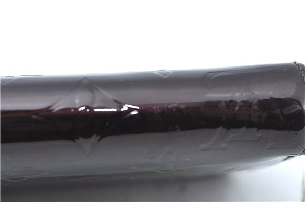 Authentic Louis Vuitton Vernis Zippy Wallet Long Purse Wine Red M93522 LV J0643